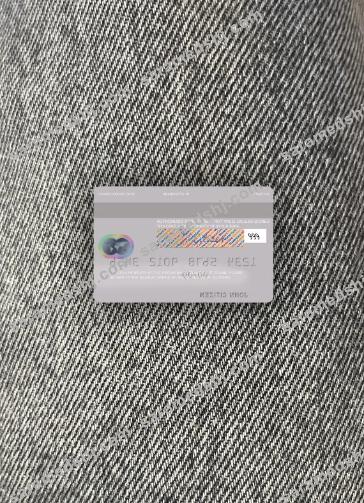 Somalia Amal Bank mastercard photolook back